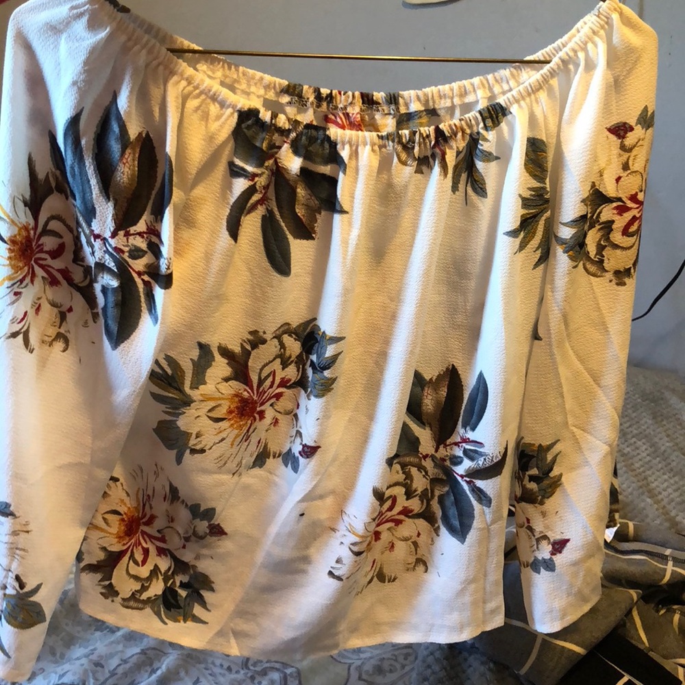 Off the shoulder top.